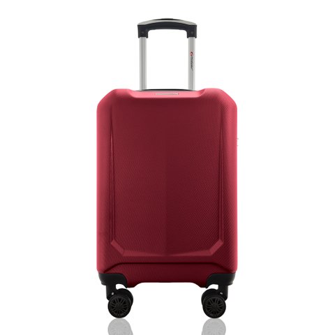Mala de Viagem Bordo 10kg Abs Rígida Rodas 360º Duplas Cadeado Segredo Gladiador A6mb:cereja