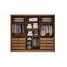 Guarda Roupa Casal 6 Portas 8 Gavetas - Himalaia Ripado-cumaru/fendi - Móveis Novo Horizonte - 4