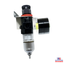Ver imagem 2 de Filtro Regulador Ar Compressor 1/4 C Manômetro e Suport Ss3