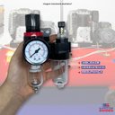 Ver imagem 4 de Filtro Regulador Ar Compressor 1/4 C Manômetro e Suport Ss3