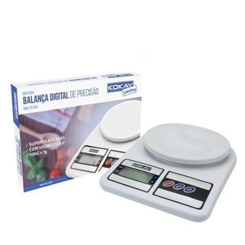 Balança Portátil C/ Alerta de Bateria Fraca