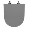 Assento Sanitário Poliéster para Louça Link/lk (deca) Super Luxo Cromado (reb. Oculto) Cinza Fosco - 1
