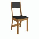 Ver imagem 6 de Conjunto Mesa com 4 Cadeiras Talita Freijó/chumbo Indekes