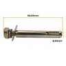 Chumbador Parabolt Parafuso Inox 8mm X 80mm 6 Unidades - 5
