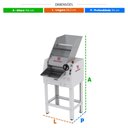 Ver imagem 2 de Cilindro Laminador Industrial Bandeja Inox com Pedestal Bivolt Cbpi-40/1 G3 - Braesi