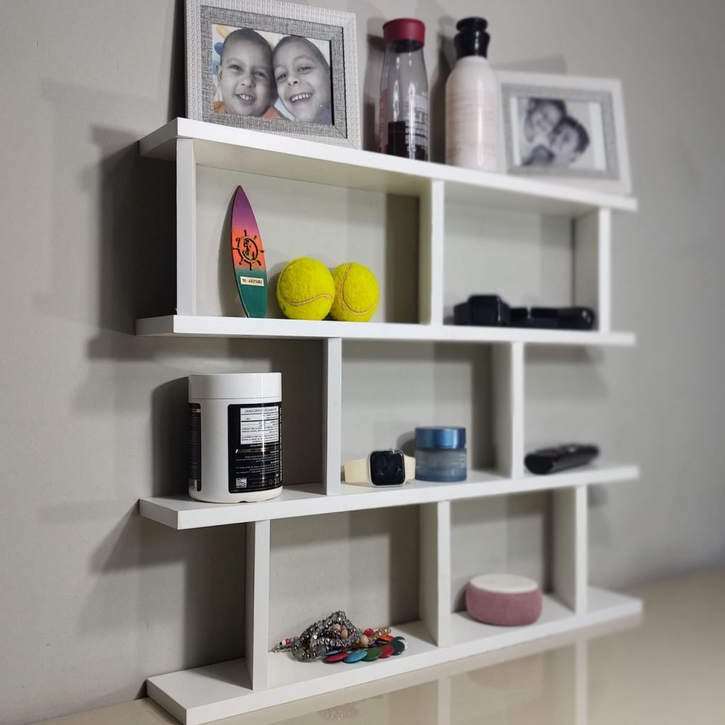 Nicho Suspenso Prateleira para Sala Zeus Solutions Slim - Branco ...