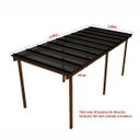 Ver imagem 2 de Cobertura Policarbonato Alveolar 6,00m x 3,00m - Fume 6mm