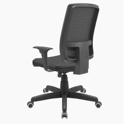 Cadeira de Escritório Presidente Brizza Com Braço Regulável e Mecanismo Relax Plaxmetal - 2 Cadeira de Escritório Presidente Brizza Com Braço Regulável e Mecanismo Relax Plaxmetal - 2