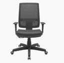 Ver imagem 1 de Cadeira de Escritório Presidente Brizza Com Braço Regulável e Mecanismo Relax Plaxmetal