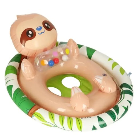 Boia Inflável Baby Bote Preguiça 76x58cm Ref 59570 - Intex:bicho Preguiça