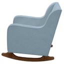 Ver imagem 3 de Poltrona Amamentação Aquila Plus com Puff Boucle Azul Claro - Fratello