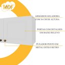 Ver imagem 7 de Armário Cozinha Modulada Compacta Americana 100% MDF 200cm Provence Multimóveis Crink-CPT009