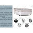 Ver imagem 4 de Cama Box Queen: Colchão Ortopédico Herval Ag65 Ergoplus C1604 + Base Crc Suede Gray(158x198)