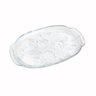 Travessa de Vidro Oval Petisqueira Decorada Lyor - 1