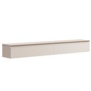 Ver imagem 5 de Rack Suspenso para Painel ou Tv até 55 Polegadas 2 Gavetas Aspen Off White Edn