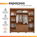 Ver imagem 4 de Guarda Roupas Casal com Espelho 8 Portas 6 Gavetas Titãs