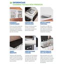 Ver imagem 4 de Armário Aéreo New Premium 120cm com 3 Portas com Vidro Grafite Itatiaia