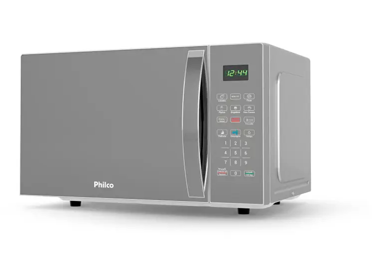 Micro-ondas Philco 33l Prata Espelhado Pmo38s - 2