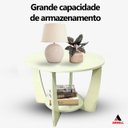 Ver imagem 2 de Mesa de Centro Sala de Estar Canadá com Base Clássica Curva Off White - Arkell