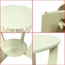 Ver imagem 5 de Mesa de Centro Sala de Estar Canadá com Base Clássica Curva Off White - Arkell