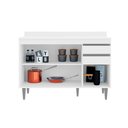 Ver imagem 3 de Balcão Melissa com Tampo 120cm 3 Portas 2 Gavetas Branco Maderatto Móveis