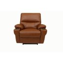 Ver imagem 3 de Poltrona do Papai Elétrica de Couro Natural com Carregador Usb:457conhaque