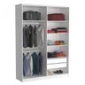 Guarda-Roupa Solteiro 4 Portas 2 Gavetas  - 2