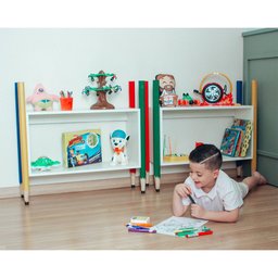 Aparador Decorativo Quarto Infantil Educativo Crianças B3 - 2