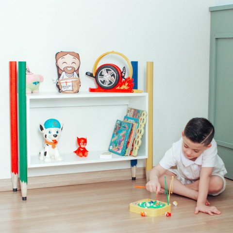 Aparador Decorativo Quarto Infantil Educativo Crianças B3