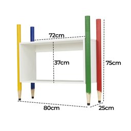 Aparador Decorativo Quarto Infantil Educativo Crianças B3 - 7