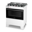 Ver imagem 2 de Fogão Esmaltec Ideal Top 5 Bocas 84l Bivolt Branco Mesa Inox Acendimento Automático