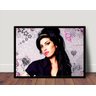 Lindo Quadro Poster com Moldura Amy Winehouse P2084 - 1