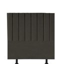 Ver imagem 1 de Cabeceira Estofada Carla 90cm Solteiro para Cama Colchão Box Quarto Linho Marrom - Aurora Line