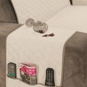 Ver imagem 2 de Protetor de Sofá Dupla Face Impermeável Mr 3 Lugares King - Cáqui-palha