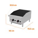 Ver imagem 3 de Charbroiler Chapa Churrasqueira Profissional Lanchonetes Inox a Gás 45cm Pro-45cb P44599 - Progás