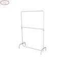 Ver imagem 1 de Arara Desfile C- 2 Níveis C- Pé Soldado 150x170 Branco Azulado