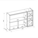 Ver imagem 4 de Armário Aéreo Duplo 120cm Allure Linea Brasil