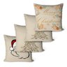 Kit Com 4 Capas Para Almofadas Decorativas Tons De Natal - 1