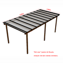 Ver imagem 4 de Cobertura Policarbonato Alveolar 6,00m x 2,00m - Cristal 6mm