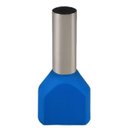 Ver imagem 1 de Terminal Pré-isolado Pino Tubular Duplo 16,0mm² - Azul - 50 Unidades
