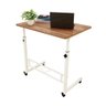 Mesa Computador Notebook Rodinhas Altura Ajustavel Home Office Multifuncional Escrivaninha Sala - 1