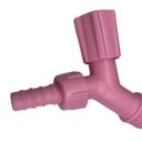 Ver imagem 4 de Kit 5 Torneiras para Tanque e Jardim Bico 1/2 3/4 Rosa