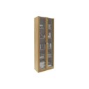 Ver imagem 1 de Armário Multiuso Lavanderia Am-3112 C/ 2 Portas C/ Vidro Amêndoa - Tecno Mobili