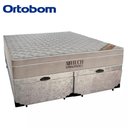 Ver imagem 5 de Cama Box Baú King Suede Bipartido + Colchão Ortobom Airtech Molas Ensacadas 193x203x65 Cor:bege