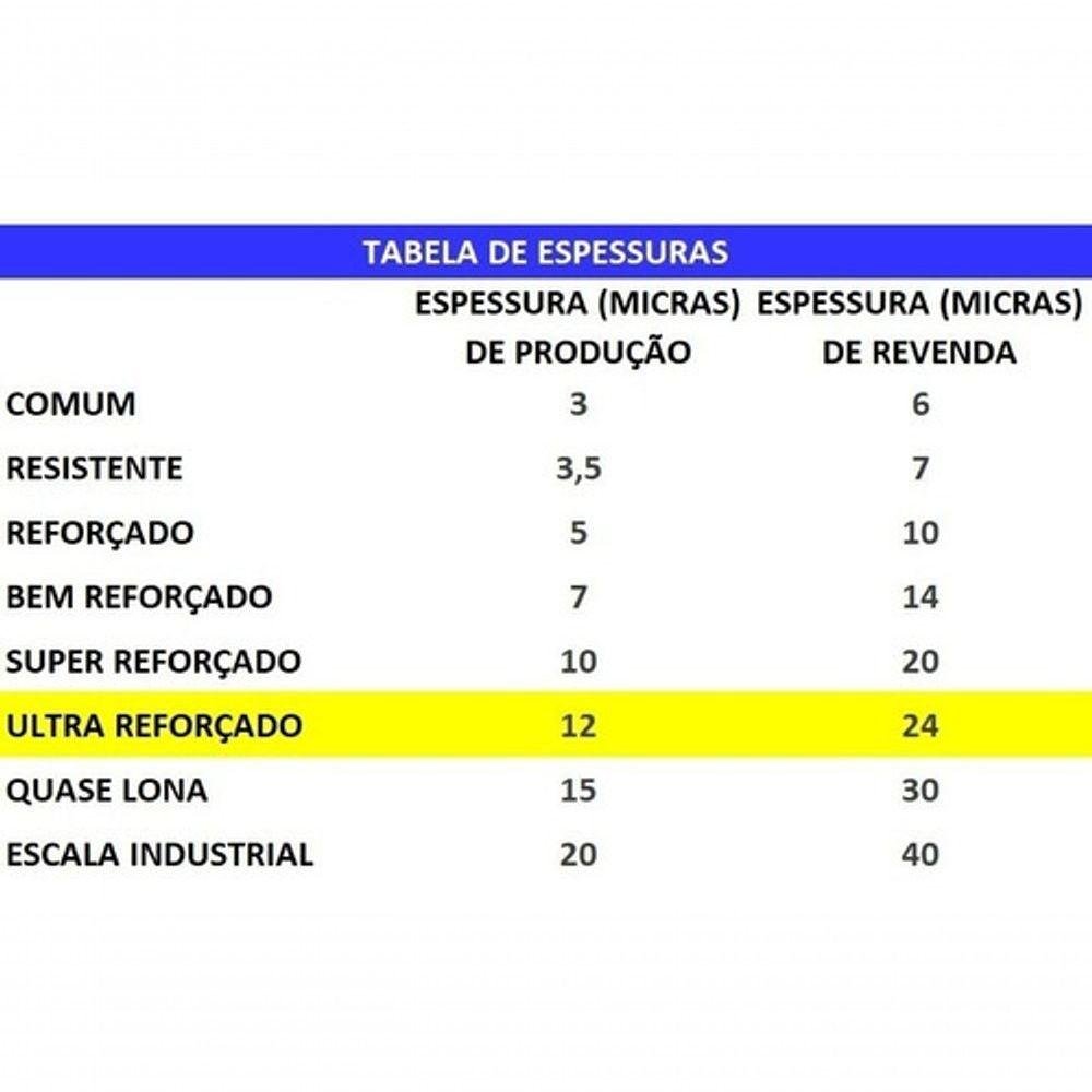 Saco de Lixo 100 Litros Ultra-reforçado 100 Unid - - 3