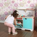Ver imagem 3 de Mini Móvel Infantil Bancada de Cozinha com Pia e Fogão Branco Espresso Móveis