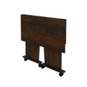 Ver imagem 2 de Mesa Escrivaninha Escritório Dobrável Multiuso Rústico
