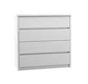 Ver imagem 2 de Cômoda 4 Gavetas 812 Branco