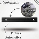 Ver imagem 3 de Puxador Kit 20 Clean Reto 30cm Moderno para Armário Gaveta - Preto