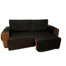 Protetor de Sofá Retrátil 2 Módulos Matelado Ultrassônico 3,00 (medida Total com Os Braços):preto - 6